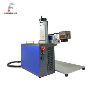 เครื่องเลเซอร์มาร์กกิ้ง FOCUSLASER UV ความเร็ว 3000-7000 มม./วินาที ระบายความร้อนด้วยอากาศ แบบตั้งโต๊ะ หัว Raycus 110V/220V สำหรับแกะสลักโลหะ พลาสติก ไม้ และแก้ว - Product Image 4