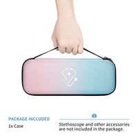 Étui de stéthoscope rigide Yinke Compatible avec les stéthoscopes de luxe 3M Classic III, léger II S.E, cardiologie IV, MDF
