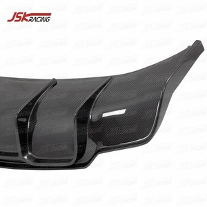 Diffuseur arrière en Fiber de carbone de Style Vorstein pour 2016-2019 <span class=keywords><strong>Tesla</strong></span> modèle <span class=keywords><strong>3</strong></span> Kit de carrosserie diffuseur de pare-chocs de voiture modifié amélioré - Product Image 5