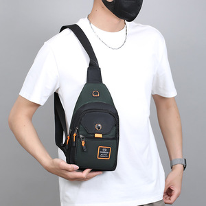Men's Chest Bag Large Capacity Oxford Cloth Outdoor Travel Wear Resistant Crossbody Bag - Product Image 3