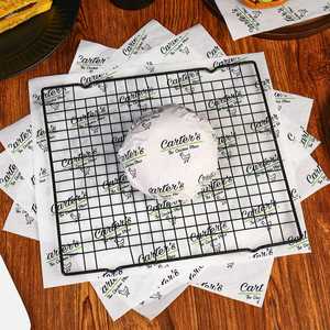 Oil-proof <b>Paper</b> Disposable Cut Cake Padding <b>Paper</b> Hamburger <b>Wrapping</b> Sushi Packing <b>Paper</b> - Product Image 5