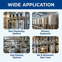 Formules personnalisées pour le nettoyage en profondeur des équipements de brassage, détergent nettoyant 1L pour le nettoyage des lignes de boissons et de bière
