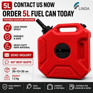 Nuevo Tanque de Combustible LINDA CE <span class=keywords><strong>CARB</strong></span> EPA de 5L HDPE Ligero para Motocicleta, ATV, UTV, <span class=keywords><strong>Repuestos</strong></span> - Product Image 6