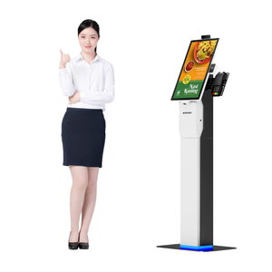 15.6 inch màn hình cảm ứng tự phục vụ kiosk cho thực phẩm đặt hàng & thanh toán sử dụng trong nhà với SDK & máy in cho KFC & mcdonalds - Product Image 2