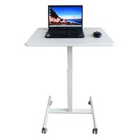 Bureau à domicile, école, bureau debout, hauteur réglable, portable, roulant, sur roulettes, bureau réglable