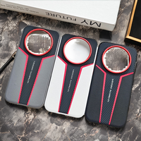 Étui de téléphone portable de luxe en cuir PU mat à texture carbone, antichoc, pour Honor Magic8 7 Pro/RSR/Magic8 Pro Air/X70