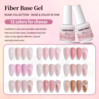 Vente en gros usine : Gel UV 2-en-1 Base et Couche de Finition, Couleur Nude Lactée, Réparateur d'ongles, Sans HEMA ni TPO, Écologique, pour Salon de Manucure