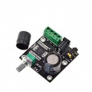 2X15W PAM8610 บอร์ดขยายเสียงดิจิตอลแบบสองช่องสัญญาณคลาส D บอร์ดขยายเสียงโมดูลพร้อมดีเลย์ 12V - Product Image 1