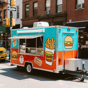 Carrito de Helados Mexicano para Exteriores 2025 en Venta, Remolque de Comida Móvil Totalmente Equipado - Product Image 2