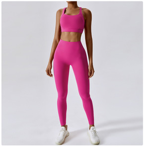 Abbigliamento Fitness Personalizzato con Logo per Palestra e Yoga, <span class=keywords><strong>Leggings</strong></span>, <span class=keywords><strong>Tuta</strong></span> Sportiva, Giacca Lunga con Zip e Maniche Lunghe per Donna, Set Yoga - Product Image 5