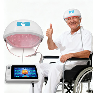 Casco de Terapia de Luz Roja de 810nm, Herramienta de Neurotratamiento con Infrarrojo Cercano para Demencia, Alzheimer, <span class=keywords><strong>Parkinson</strong></span>, Ansiedad y Depresión - Product Image 1