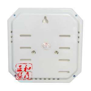 เครื่องวัดอุณหภูมิและความชื้นแบบหน้าปัดแปดเหลี่ยม พลาสติก สำหรับใช้ในบ้าน พร้อมสเกลสีรุ้ง - Product Image 2