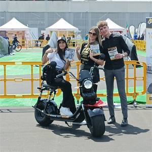 Scooter Eléctrico con Llantas Gruesas de 18 Pulgadas, <span class=keywords><strong>Motor</strong></span> Trasero sin Escobillas de Largo Alcance, Citycoco para Adultos, Gran Venta - Product Image 6