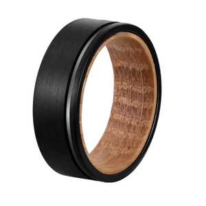 Collezione 2026 SZ Cheng Jewelers: Cinturino da Uomo in Ceramica Resistente con Inserto in Legno Naturale di Koa - Product Image 1