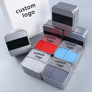 Factory Custom Classic fashion Men's Underwear Custom Logo Classic Comfortable Cotton Briefs Boxers Men's Shorts