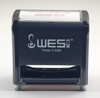 WES prix d'usine WES timbre de bureau auto-encreur timbre en plastique timbre d'entreprise
