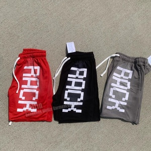 Ensemble deux pièces personnalisé pour homme : T-shirt, débardeur et short, style sportswear, délavé à l'acide, effet usé, sans manches, ourlet brut - Product Image 3