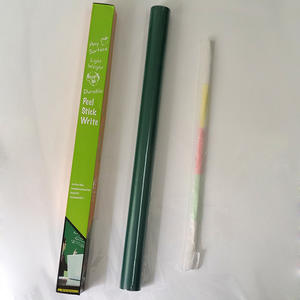 Novo barato removível adesivo de parede 45*200cm com 5pc giz - Product Image 3