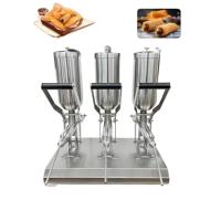 Machine à injecter la crème et la confiture pour pâtisseries, croissants, beignets et gâteaux, capacité 5L*5, pour garnitures et sauces