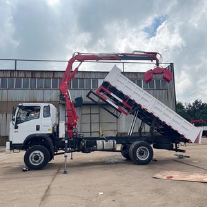 <span class=keywords><strong>Grúa</strong></span> Hidráulica Articulada Autocargable HAOY de 4 Toneladas con Brazos Plegables, Montada en <span class=keywords><strong>Camión</strong></span>, con Caja de Cambios Kato FPT - Product Image 2
