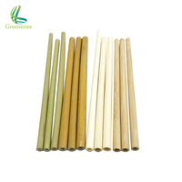 Pailles en bambou jetables, écologiques, sans BPA, en fibres organiques, best-sellers