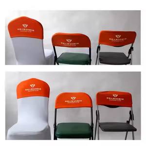 مخصص طباعة أو شعار قبعة الإعلان المعرض ترويج قبعة كرسي الغطاء الخلفي - Product Image 5