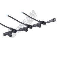 Connecteur étanche en T DREAM IP67 IP68, câble 300-500V avec conducteur en cuivre pour éclairage de tunnels et de stades
