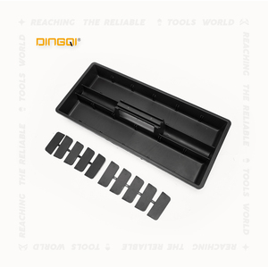 Boîte à outils portable en plastique PP haute densité durable - <span class=keywords><strong>Plateau</strong></span> amovible - Mallette de rangement intelligente 15" 17" 19" - Product Image 3