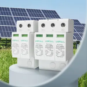 USFULL FLY1-PV DC SPD DC aydınlatma tutucu için güneş panelleri spd dalgalanma koruyucusu birleştirici kutu CE IEC sertifikaları 40KA