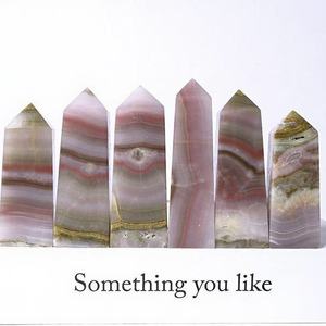 Natural Rainbow Ágata Cristal Colunas Single-Pointed Quadriláteros Prismas Polido Raw Stone Square para Home Desktop Decoração - Product Image 3