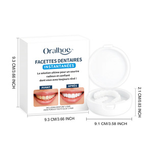 ORALHOE Appareil Dentaire Ajustable à Clipser Améliorant l'Esthétique du Sourire, Prothèses Dentaires Confortables en Silicone, Kit de Beauté Dentaire à Domicile - Product Image 2