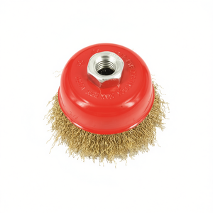 แปรงลวดลูกฟูก M14 เหล็กกล้า 12500 Giri Min สำหรับขัดโลหะ - Product Image 2