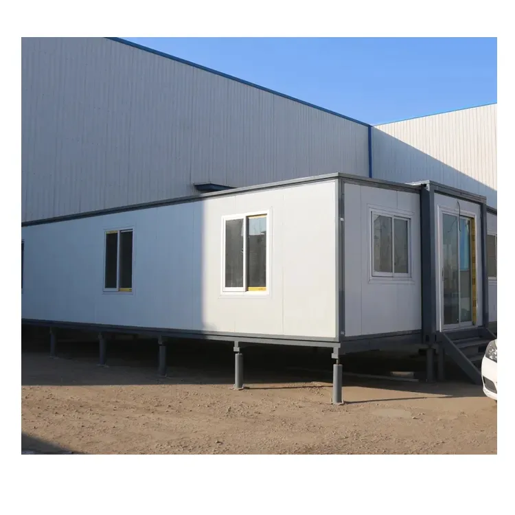 China Manufactured Modular Prefabricated Movable House Security Steel Structure Fast Build Flat Pack Container Home