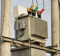 Transformateur immergé dans l'huile MingZheng S13 MV&HV 11kv/0.4kv triphasé 125kVA 400kVA 1000kVA avec certification CE entièrement étanche