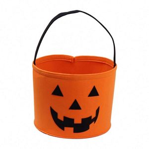 Seau de rangement en feutre pour Halloween, grande capacité, motif dessin animé, sac de transport pour enfants, sac de rangement pour bonbons de Pâques - Product Image 3