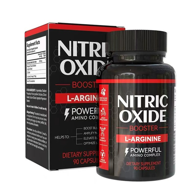 OEM Private Label Best Snap Nitric Oxide Booster Capsules Supplement with L-arginine for Adults Male Use 90 Capsules