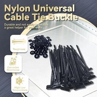 Nylon universel câble attache boucle 2025 nouveau Nylon verrouillage fermeture éclair attaches support pour voiture quotidien Auto fixation réparation 50 pièces