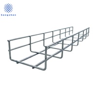Soporte para Bandeja de Cables de Malla de Alambre de Acero Galvanizado de 5 mm para Construcción Industrial