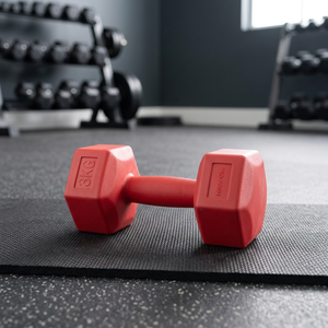 Manubrio Esagonale Rosso Galileo da 3 kg, Anti-Rollamento, Durevole, per Fitness, Attrezzatura da Palestra Domestica per Braccia e Bodybuilding, in Polietilene - Product Image 3