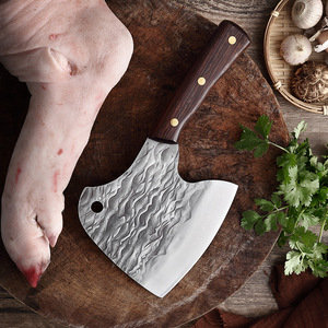 <span class=keywords><strong>Cuchillo</strong></span> de Carnicero para Cortar <span class=keywords><strong>Carne</strong></span>, Hacha de Carnicero Hecha a Mano de Alta Resistencia para Cocina, Barbacoa al Aire Libre - Product Image 2