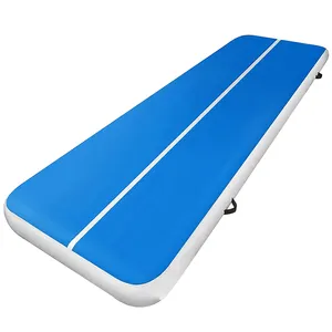 Nhà máy cung cấp 4M 5M 6M 7m giảm xóc Inflatable Mat PVC độ đàn hồi cao Inflatable nước yoga nổi mat