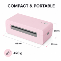 Imprimante d'étiquettes d'expédition thermique directe E55 PRO 4x6 203 DPI USB avec Bluetooth en option pour l'e-commerce