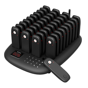 Sistema de Llamada para Restaurantes con 40 Pagers de Largo Alcance, Rediscarillado Automático, Retekess TD175M - Product Image 1