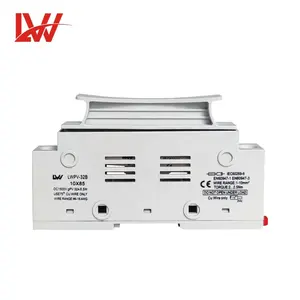 Trilho Din montado 63A DC 1500V porta-fusível para 10x85mm fusíveis cilíndricos