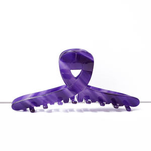 Pinza de Pelo de Acetato Reciclado de 12 cm, Diseño Minimalista en Forma de Cinta, Pinza de Pelo Ecológica con Color Personalizable, Unisex - Product Image 3