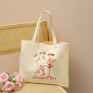 1ชิ้น <span class=keywords><strong>Life</strong></span> <span class=keywords><strong>of</strong></span> A Showgirl ในยุคโชว์ของฉันกระเป๋าผ้าใบสะพายไหล่ส่วนบุคคลสำหรับการเดินทางการช้อปปิ้งที่นำกลับมาใช้ใหม่ของผู้หญิง - Product Image 1