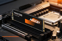 MAXBY PCIe4.0 NVMe 7200MB/s Kecepatan Baca M.2 SSD 1TB Solid State Hard Drive untuk Gaming PC Laptop PS5