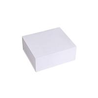 Boîte rigide magnétique avec logo personnalisé Emballage personnel Grande boîte de papier ruban de luxe blanc avec fermeture magnétique Boîte cadeau