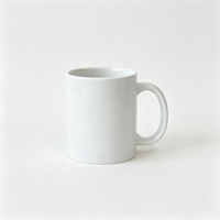 Mug vierge pour sublimation 11oz, blanc, qualité AAA, entièrement enduit, en céramique, vente en gros, impression DIY, compatible micro-ondes et lave-vaisselle