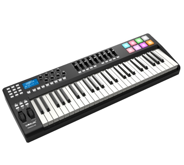 PANDA49(MIDI Controller) Musical Instruction Best-selling Synthesizer 49key with Percussion Pad